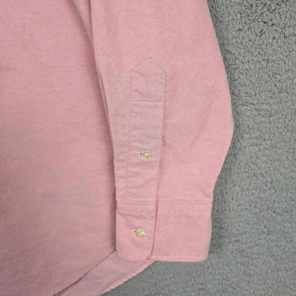 Ralph Lauren Sport Shirt Men Size 14 Pink Button Down Long Sleeve - Picture 7 of 9